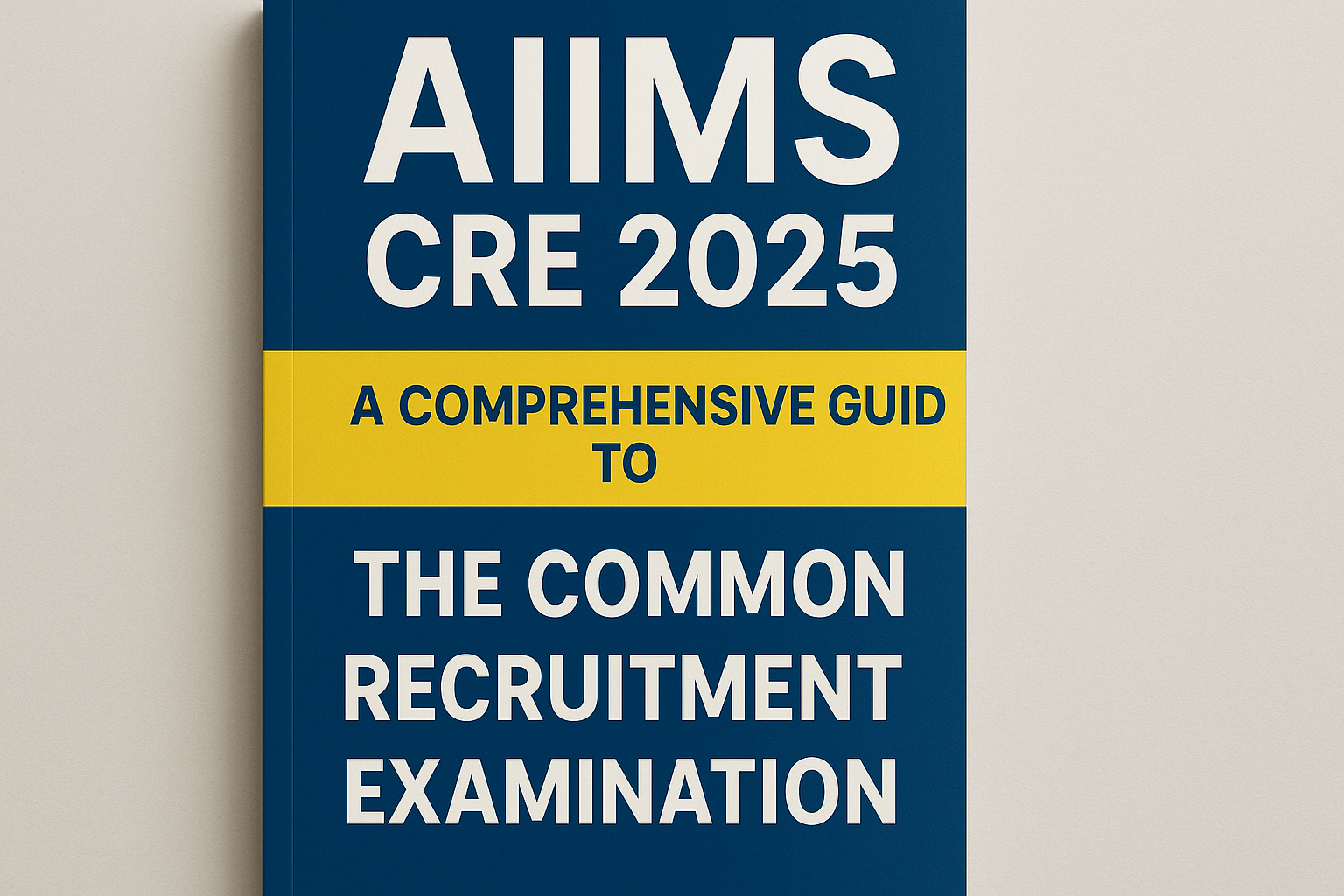 AIIMS CRE 2025: A Comprehensive Guide to the Common Recruitment Examination